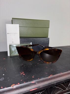 Longchamp LO659S Cateye Tortoise Sunglasses with Case NIB